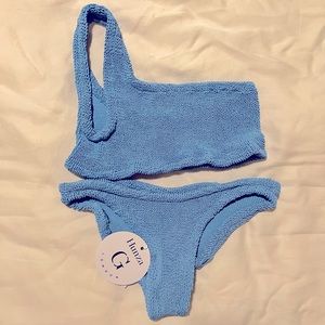 Hunza G two piece bikini. NWS